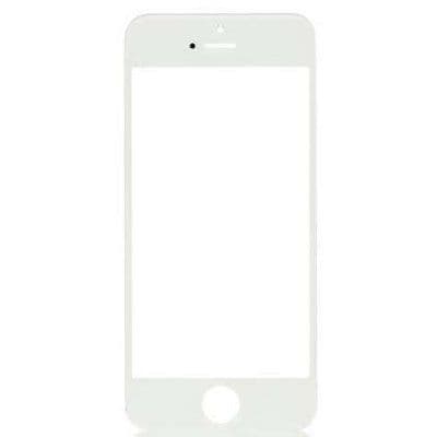 iPhone 5S Glasskärm Premium - Vit Vit
