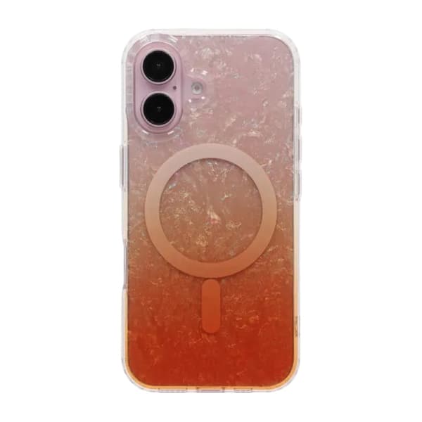 Dreamy Ocean MagSafe Phone Case For iPhone 16 Orange Orange