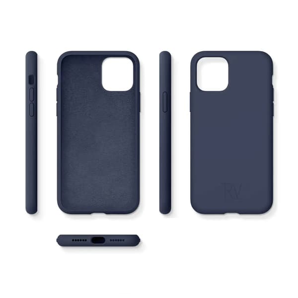iPhone 11 Case - Silicone Rvelon Blue Blå
