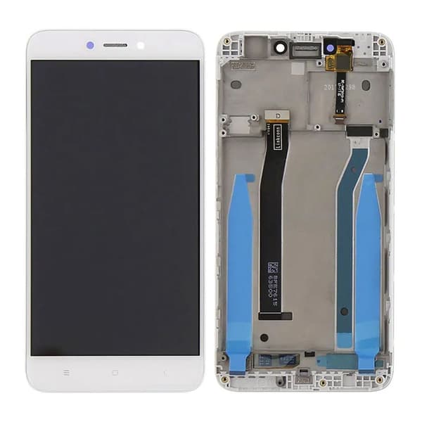 Xiaomi Redmi 4X Skärm med LCD Display - Vit Vit