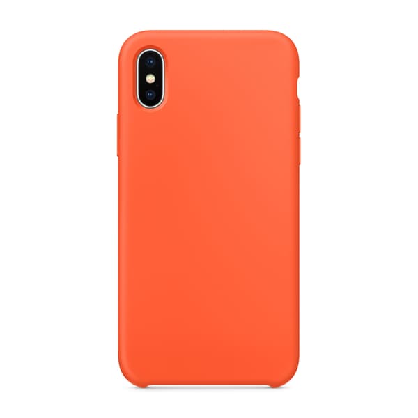 Silicone Mobile Case iPhone XS Max - Orange Orange