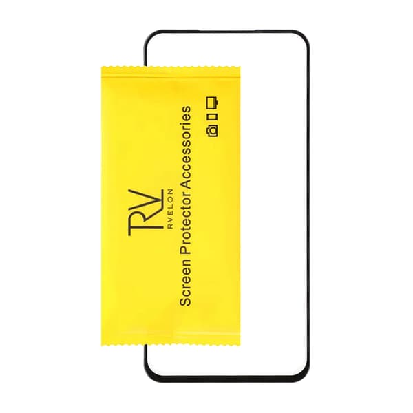 Screen Protector Samsung Galaxy A54 5G - 3D Tempered Glass - Black - bulk Svart