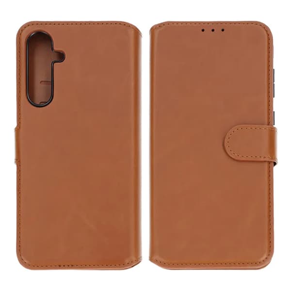 Samsung Galaxy A15 Plånboksfodral Magnet Rvelon - Brun Brun