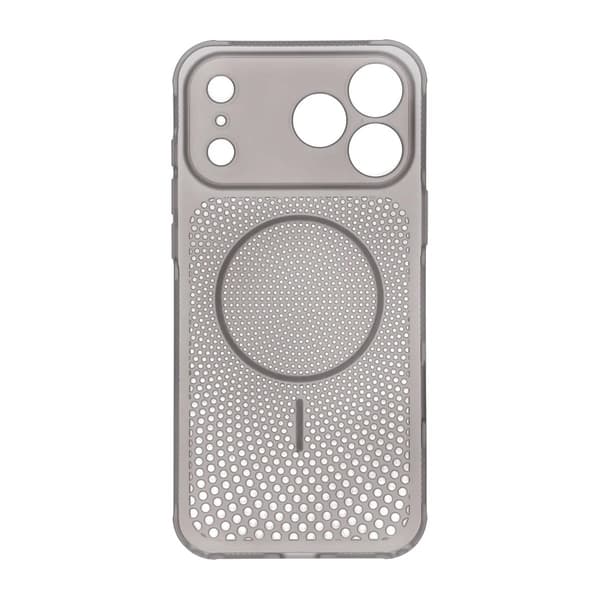 Magnetic Mesh Cooling Phone Case For iPhone 17 Pro/18 Pro Black Svart