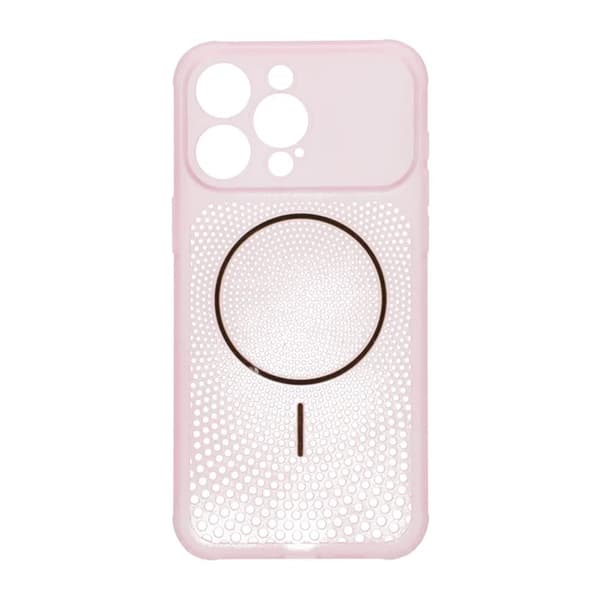 Ventilerat Mobilskal med Magsafe till iPhone 15 Pro Max - Rosa Rosa