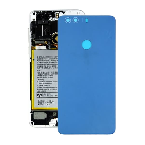 Huawei Honor 8 Baksida Glas - Blå Blå