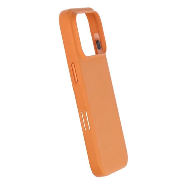 Korrugerat Skal med Magsafe för iPhone 17 Pro Max - Orange Orange