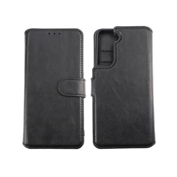 Samsung Galaxy 21 Wallet Case Magnet Rvelon - Black Svart