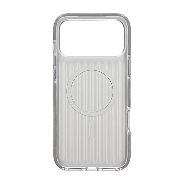 Corrugated Magsafe Mobile Case for iPhone 17 Pro Max - Silver Silver