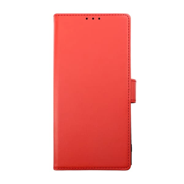 Samsung Galaxy S23 Ultra Wallet Case Magnet Rvelon - Red Röd