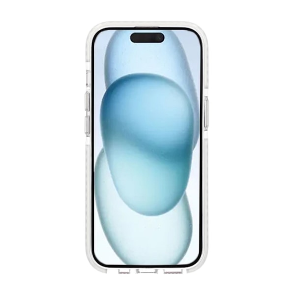 iPhone 15 Mobilskal Magnet Dubbelskydd - Vit Vit