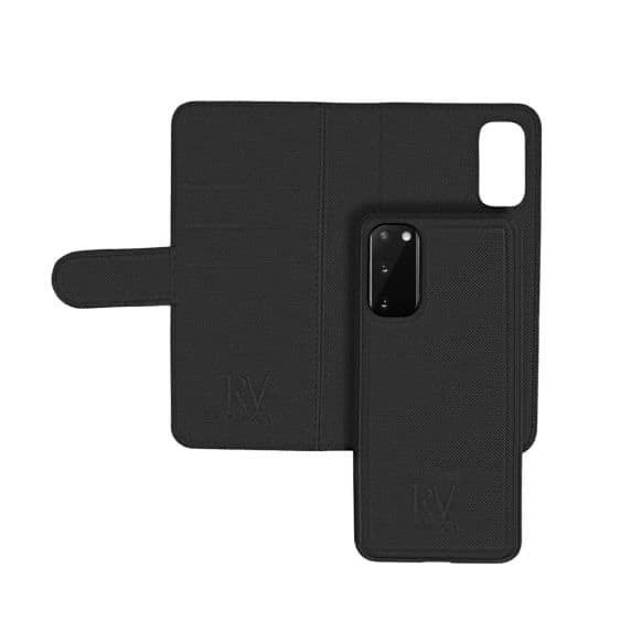 RV Magnetic Wallet Case-Galaxy S20 Plus- Black Svart
