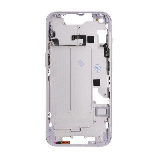 iPhone 14 Baksida med Komplett Ram OEM - Lila Lila