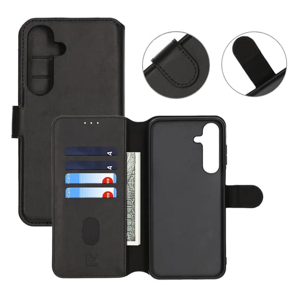 Rvelon Magnet case-Samsung S25 Black Svart