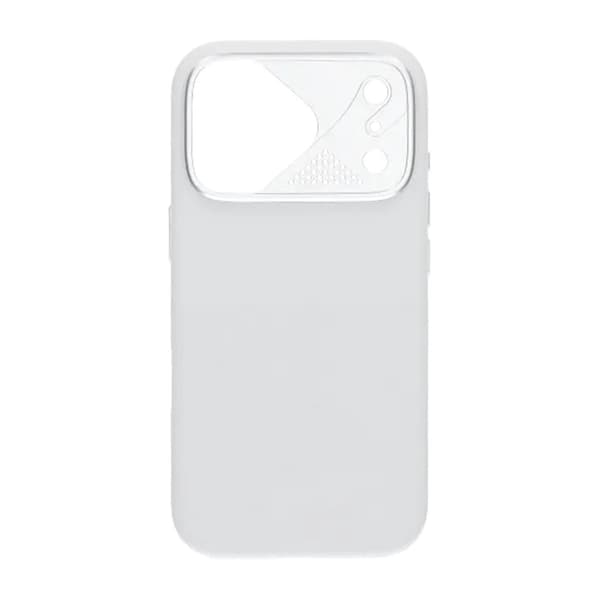 Silikonskal MagSafe med Kameraskydd till iPhone 17 Pro Max - Vit Vit