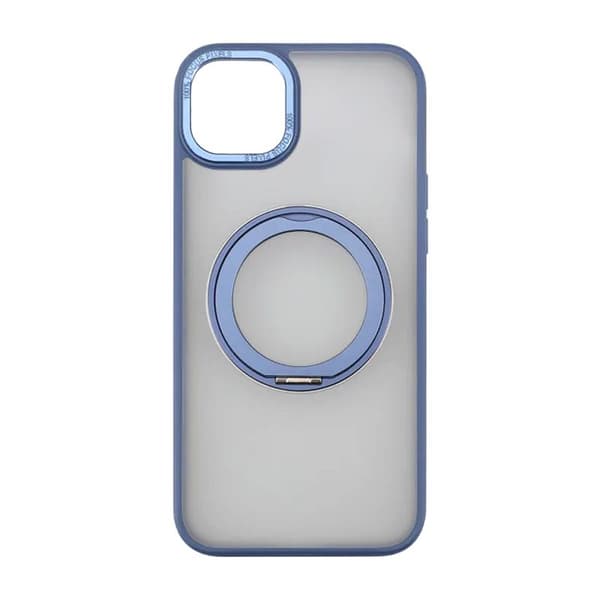 iPhone 15 Plus Case with MagSafe Stand Rvelon - Blue Blå