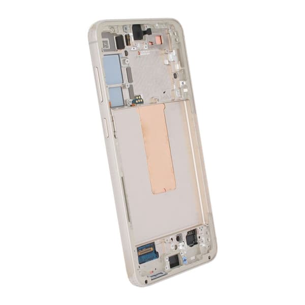 Samsung Galaxy S23 Plus Skärm med LCD Display Original - Kräm Kräm