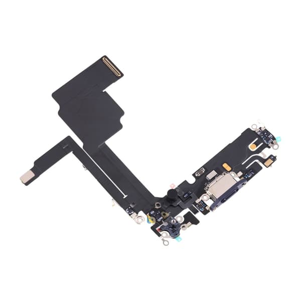 iPhone 15 Pro Max Laddkontakt med Flexkabel - Blå Blå