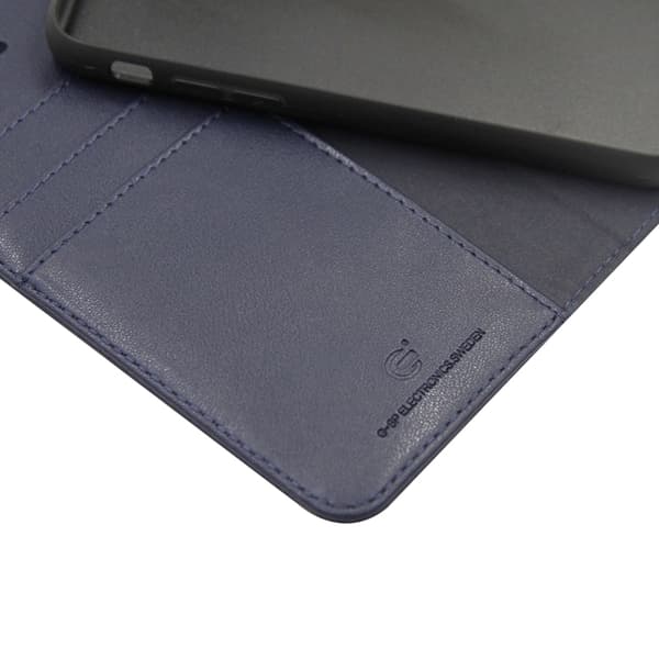 iPhone 6/6S Plånboksfodral Magnet Läder med Stativ - Mörkblå Dark Blue