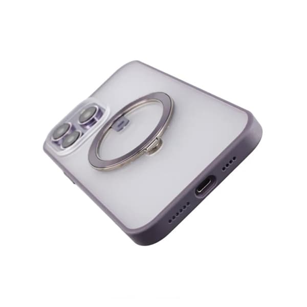 iPhone 14 Pro Skal med MagSafe Stativ Rvelon - Lila Lila