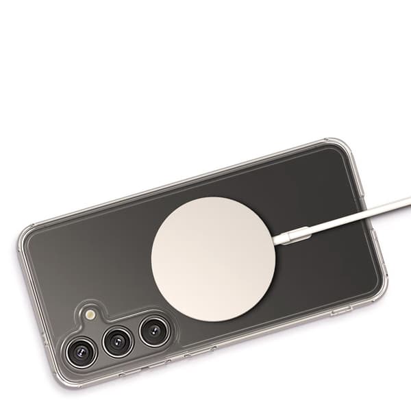 Rvelon Magsafe Case for Samsung Galaxy S25 - Transparent Transparent