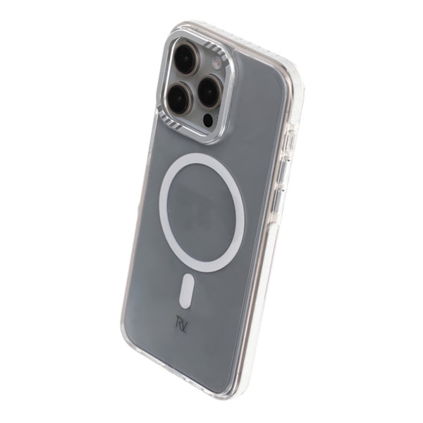 iPhone 15 Pro Max Rvelon Mobilskal Magnet Förstärkt - Vit Vit