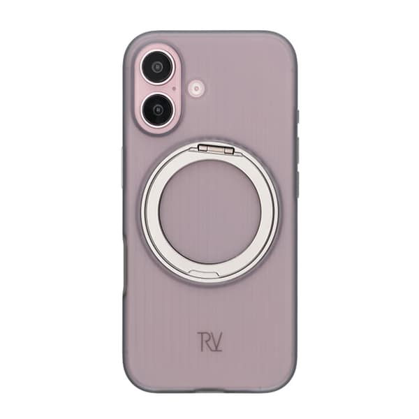 iPhone 16 Rvelon Skal Roterande Magnet Stativ - Grå Grå