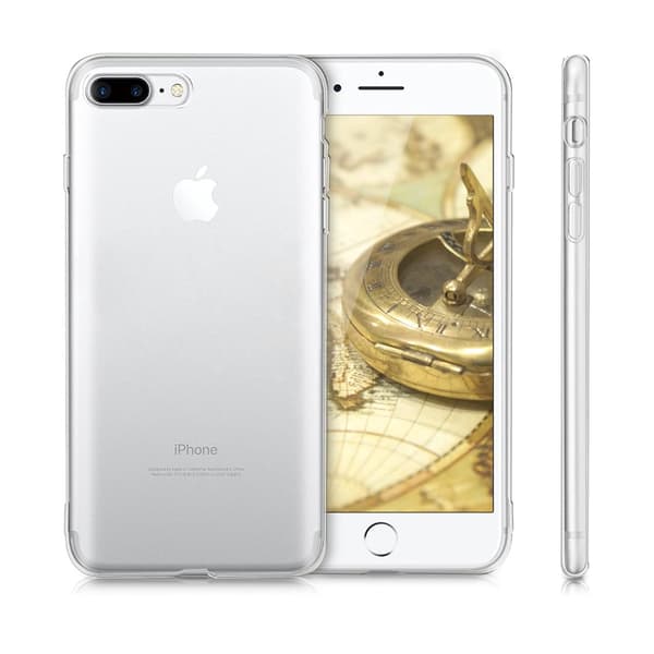 TPU mobile phone case for iPhone 7 and 8 Plus - Transparent Transparent