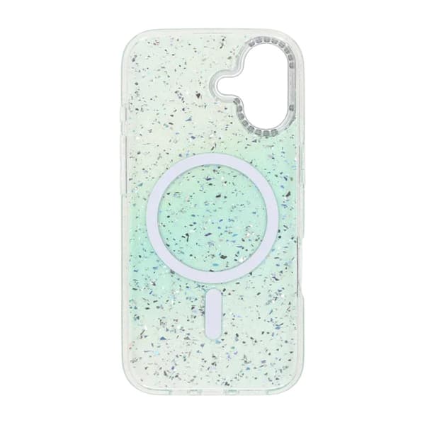 Glitter Diamond Magnetic Case - iPhone 17 Green Glitter