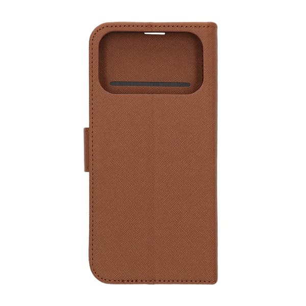 Wallet Case with Stand for iPhone 17 Pro Max - Brown Brun
