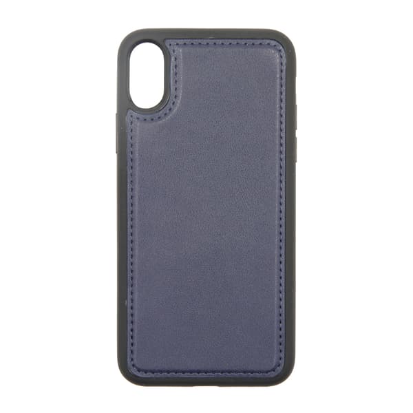 Wallet Case Magnetic Leather with Stand for iPhone X and XS - Blue Blå
