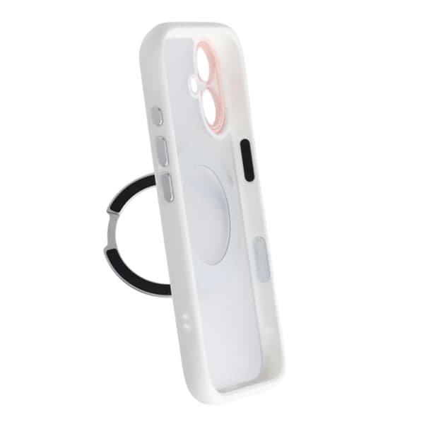 Skal med Roterbart MagSafe-Stativ för iPhone 17 - Vit Vit