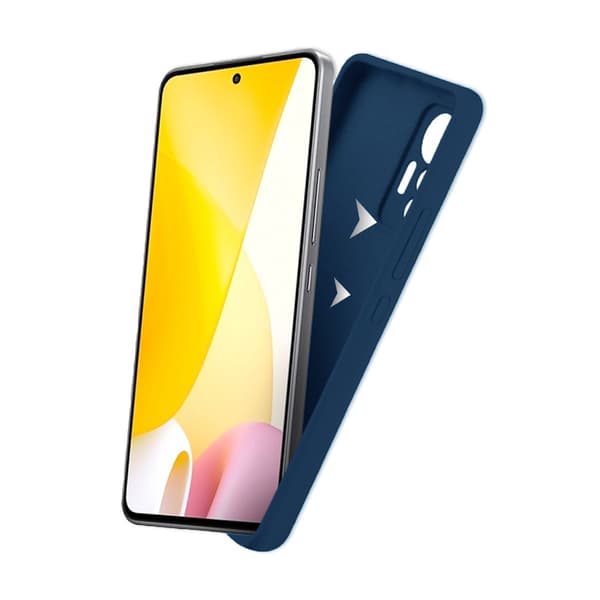 Xiaomi 12 Lite Silikonskal - Mörkblå Blå