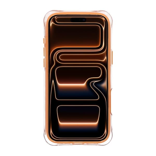 Stötsäkert Airbag Mobilskal för iPhone 17 Pro Max och 18 Pro Max - Orange Orange