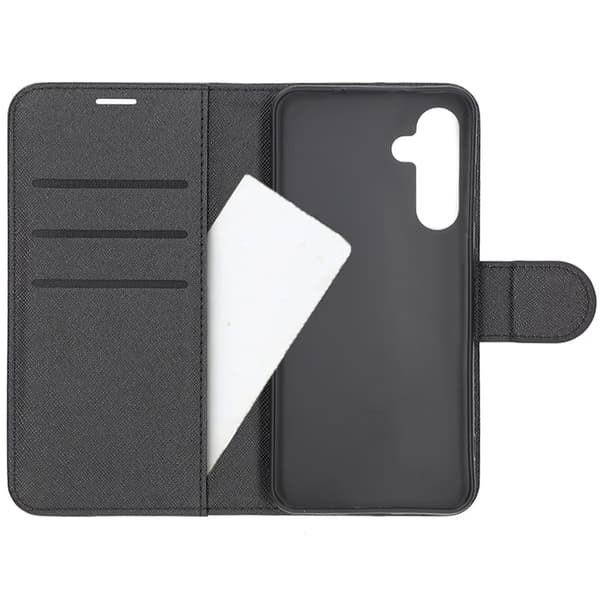 Samsung Galaxy A25 Wallet Case with Stand - Black Svart