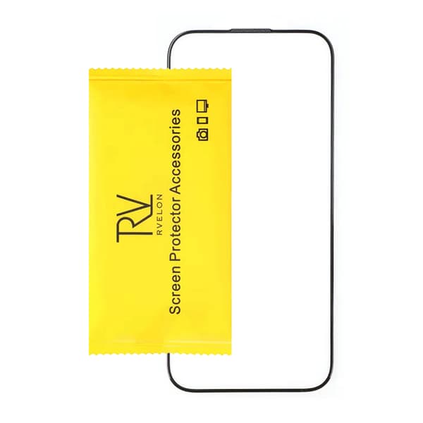 Screen Protector iPhone 15 Pro - 3D Tempered Glass Black Svart