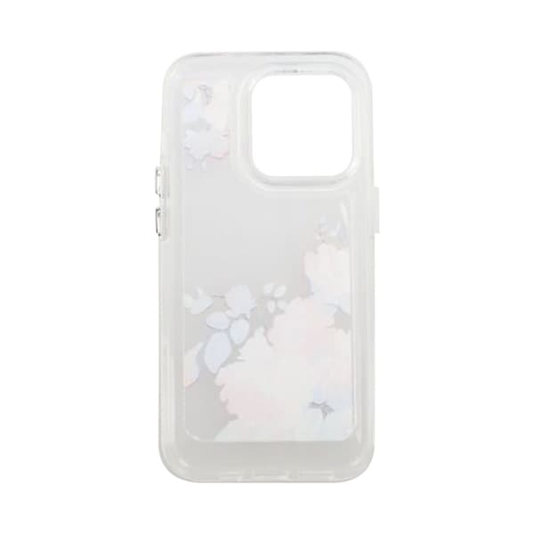 iPhone 14 Pro Mobilskal med motiv - Retro Blommor Mönstrat
