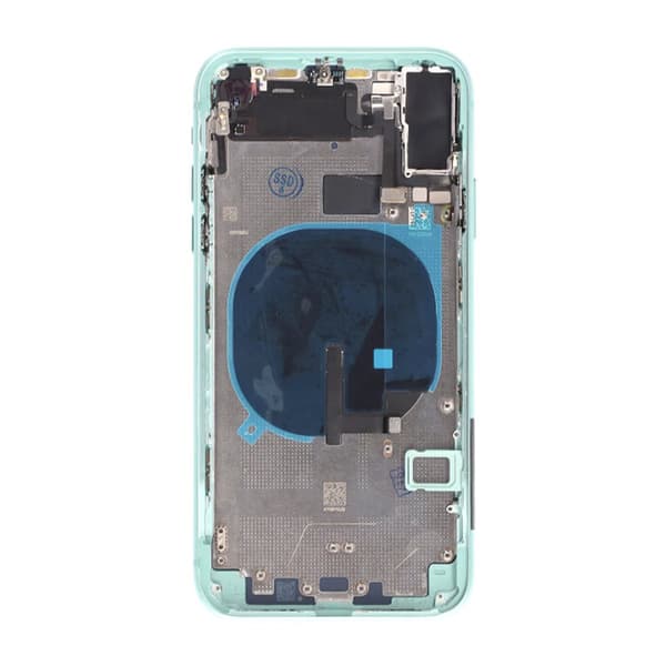 iPhone 11 Baksida med Komplett Ram Premium - Grön Grön