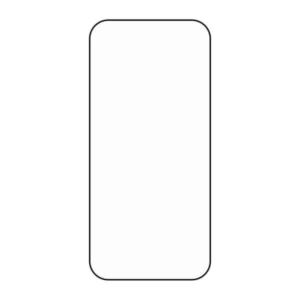 Rvelon Skärmskydd 3D Härdat Glas för iPhone 17 Pro - Bulk 20-pack Svart