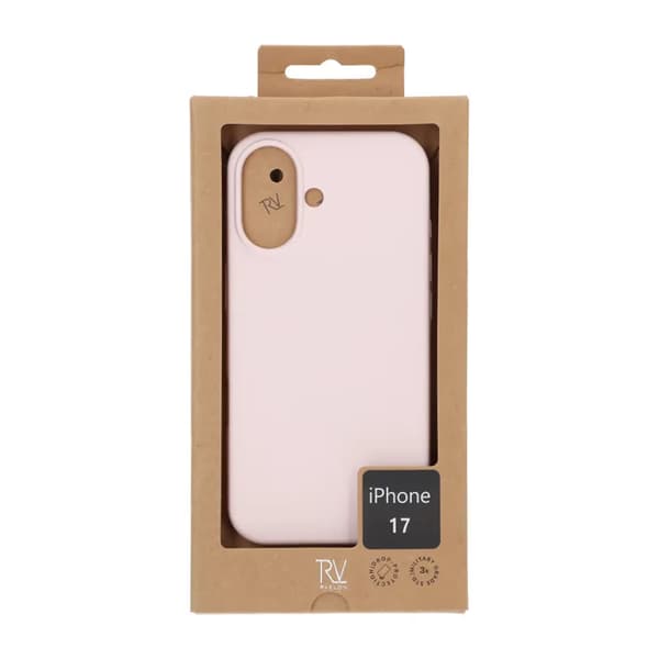 Rvelon Mobilskal Silikon MagSafe för iPhone 17 - Ljusrosa Light pink