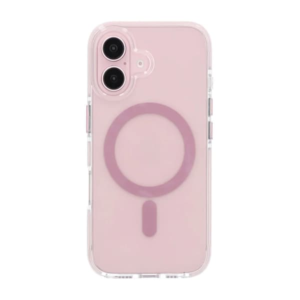Mobilskal Magnet Dubbelskydd för iPhone 17 - Rosa Rosa