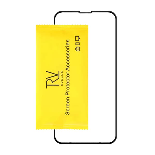 Screen protector iPhone 15 and iPhone 16 with Aluminum frame - bulk