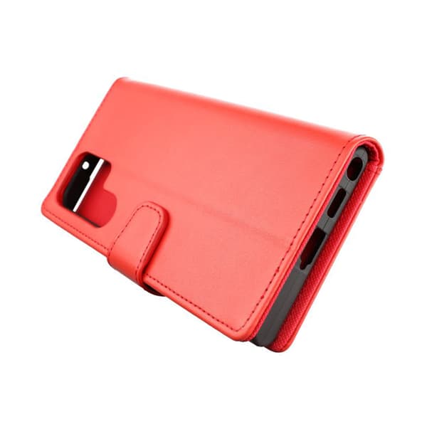 RV Wallet Case Extra Card - Galaxy S22 Ultra - Red Röd