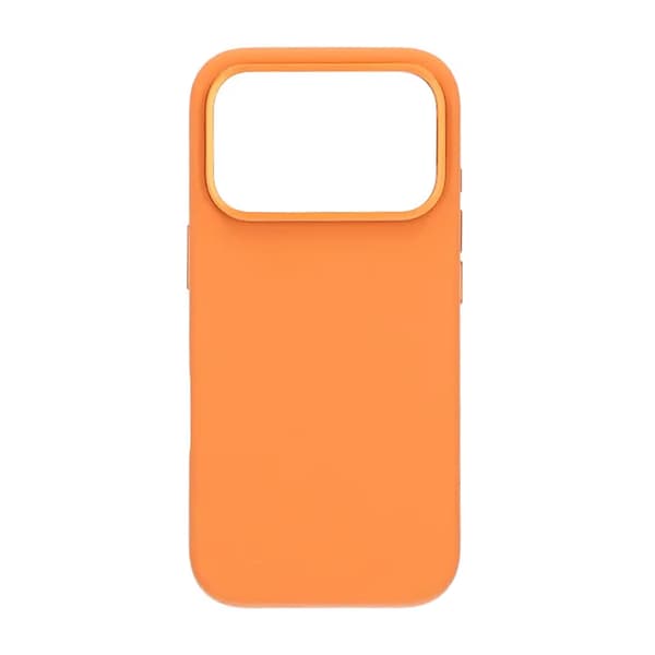 Mobilskal Silikon Magsafe och Statv iPhone 17 Pro - Orange Orange