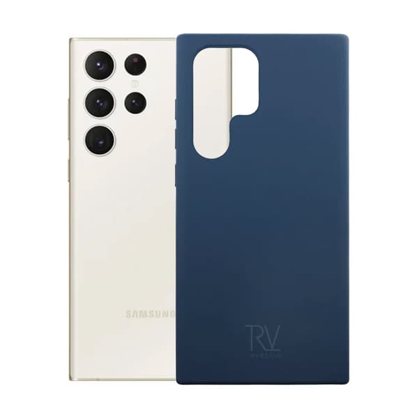 Samsung Galaxy S23 Ultra Silikonskal Rvelon - Blå Blå