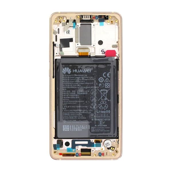 Huawei Mate 10 Pro Skärm med LCD Display + Batteri Original -... Brun