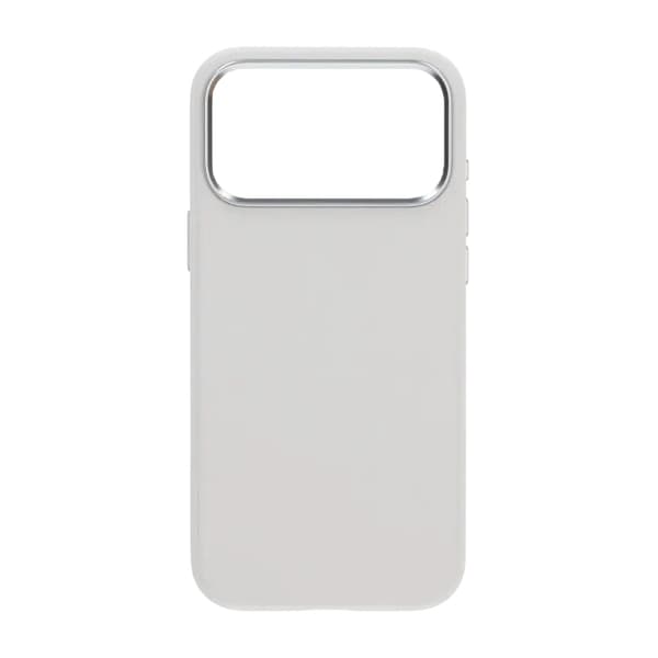 Mobilskal konstläder med Magsafe för iPhone 17 Pro - Vit Vit