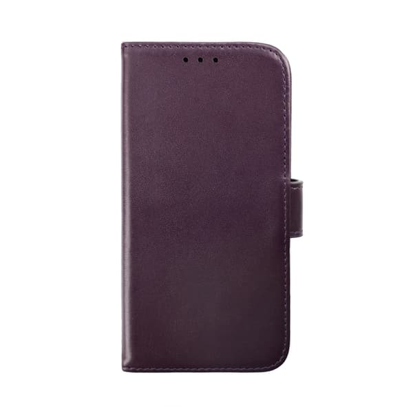 iPhone 14 Wallet Case Leather Rvelon - Purple Lila