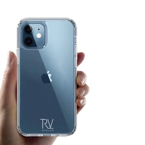 iPhone 12 Mini Case - Shockproof Rvelon Transparent Transparent