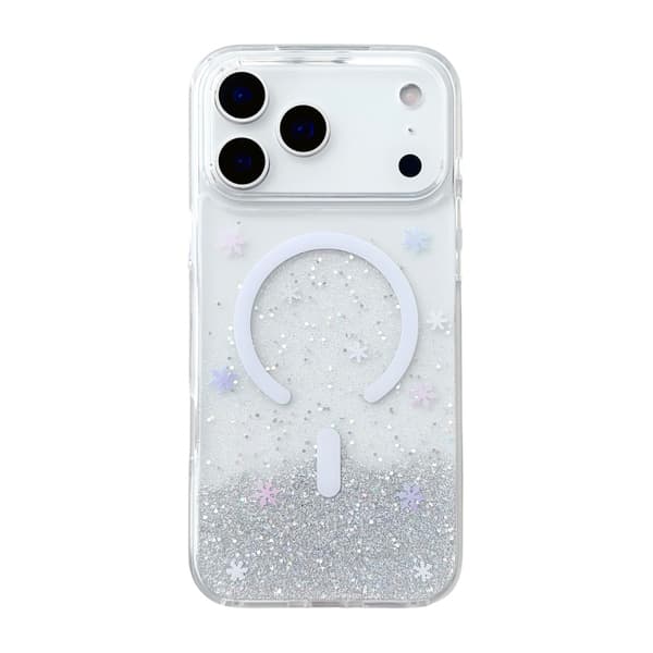 Star Diamond Classic Series MagSafe Glitter Case - iPhone 17 Pro Max Silver Silver